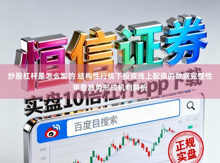 炒股杠杆是怎么加的 结构性行情下投资线上配资的数据完整性审查趋势形成机制解析